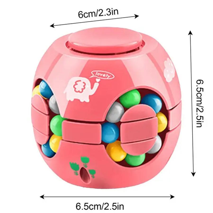 Spin Sliding Beans Puzzle Magic Beans Żyroskop Fidget Toy Spinner 3D Ball Antystresowa gra na palce dla dzieci dorosłych chłopców dziewcząt prezent