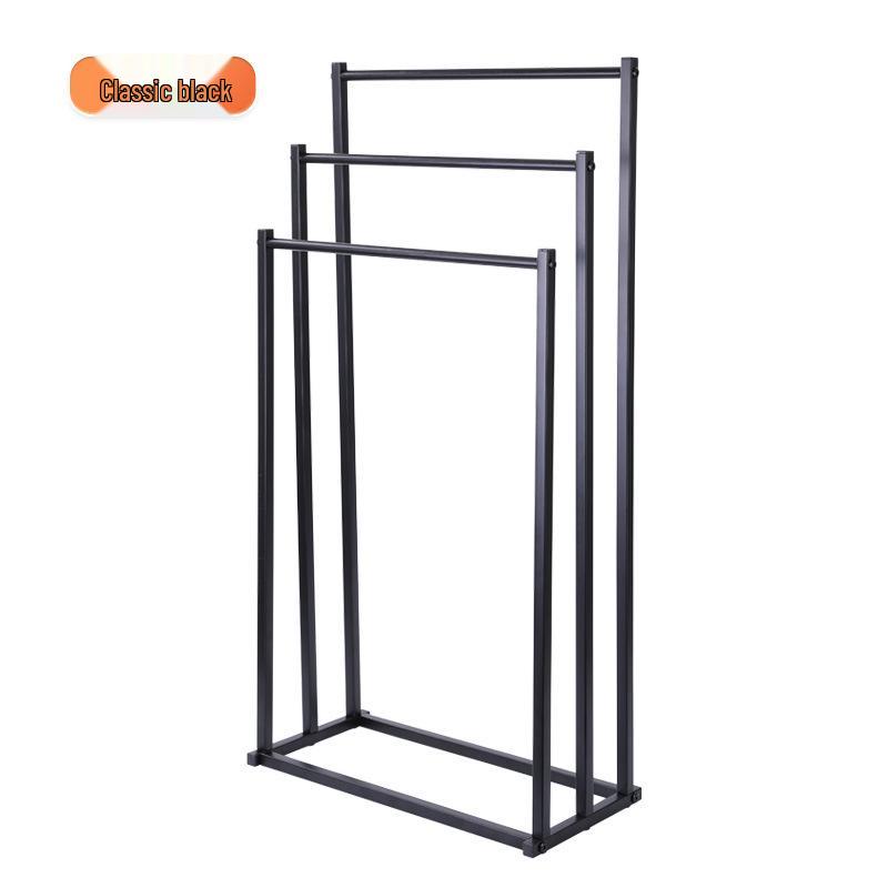 Three-Layer Freestanding Towel Rack: Punch-Free, Multi-Functional Storage for Bathroom