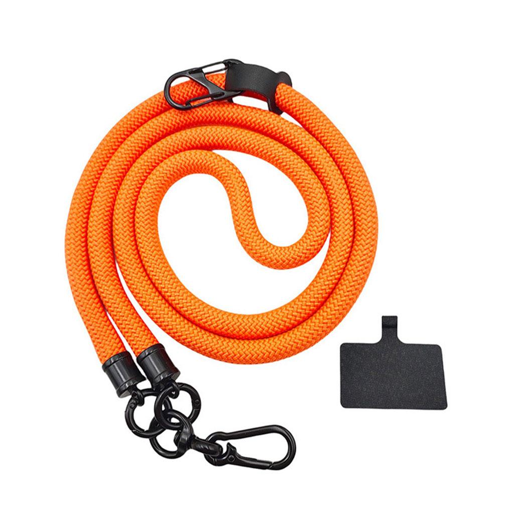 120cm Phone Lanyard Adjustable Outdoor Universal Case Crossbody Shoulder Card Neck Cord Clip Hang Anti-lost Wrist Strap