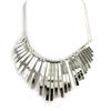 Les Trésors De Lily [M1950] - Silver 'Cléopatra' Designer Necklace