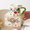Cute Animal Mug Creative Ceramic Mug Souvenir Birthday Gift Girls Breakfast Mug Coffee Mug