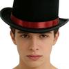 Carnival Dress Up Magician Hat Stage Performance Masquerade Cosplay Felt Cap Decoration Role Play Party Hat Party