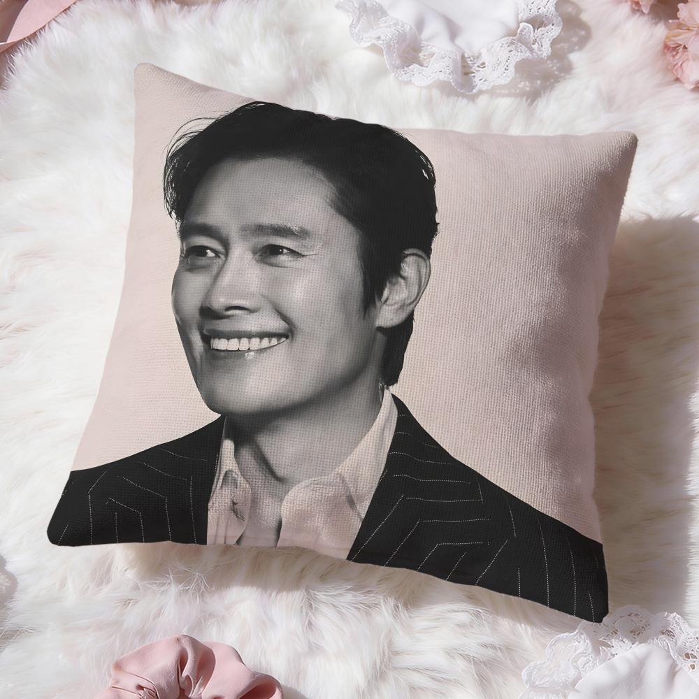Musife Lee Byung Hun Cushion Cover Premium Comfort Reversible Pillow Cove -Two in One Design for Any Room & Car Interior