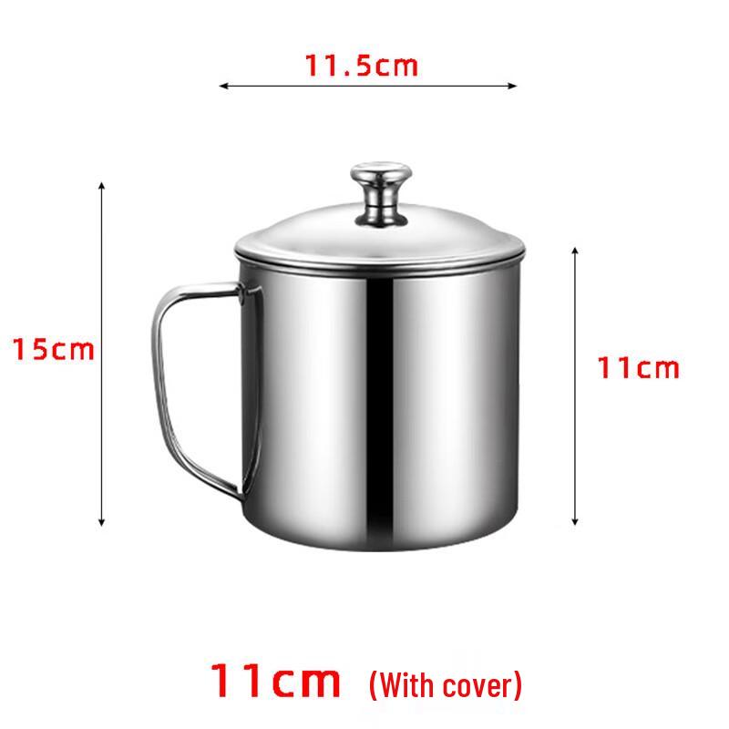 304 Stainless Steel Insulated Mug with Lid and Handle