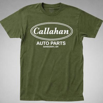 CALLAHAN Auto Parts T-SHIRT Tommy Boy Sandusky Ohio Chris Farley David Spade Tee