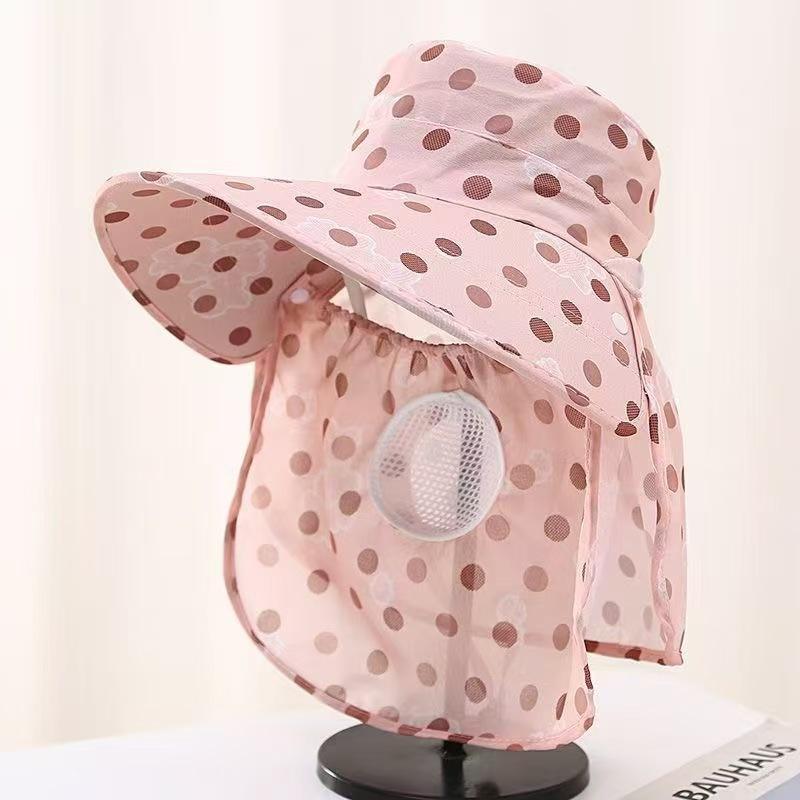 Premium summer sun hat, large brim, UV protection, face cover, shawl, neck protection, sun protection hat, sunshade tea picking women's hat