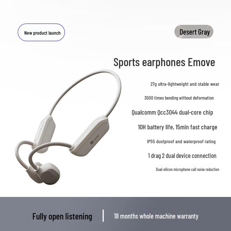 Keep E-Move Bone Conduction Bluetooth Sports Headset