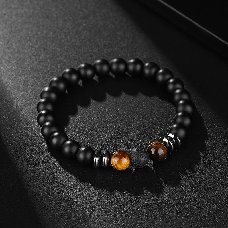 

Украшения, лавовый вулканический камень, браслет из черного матового камня, черный магнит, браслет из камня тигровый глаз, украшения из натурального камня.