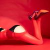 Sexy and Sexy, Shiny Stockings, Horse Oil Onesie, Ultra-thin Halter, Exposed Buttocks, Hollowed Out, Large Open Crotch, Free of Charge