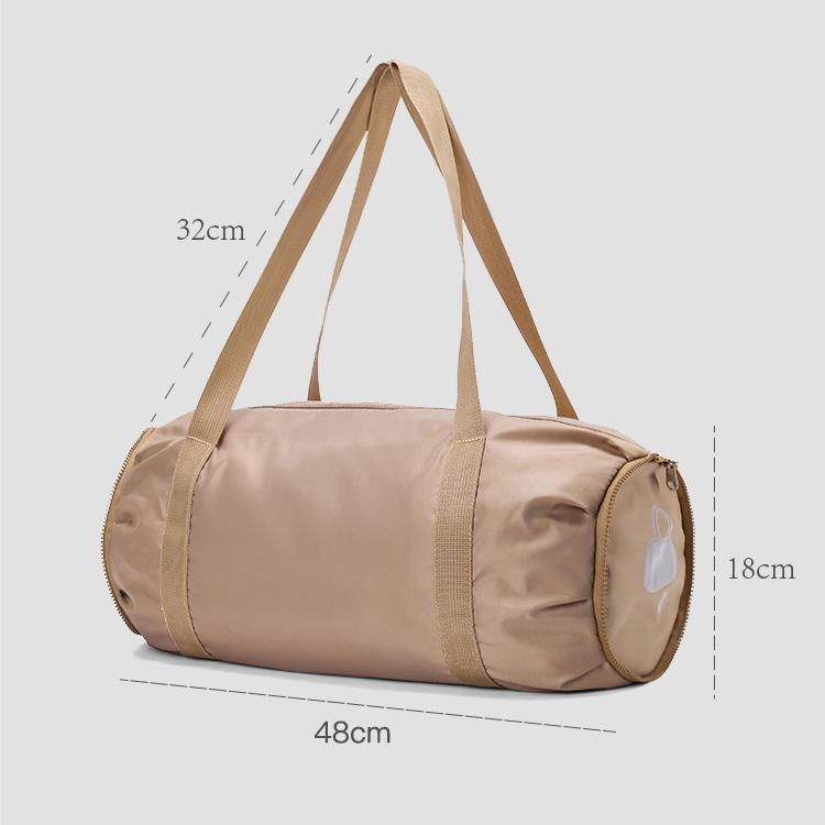 Multifunctional Waterproof Foldable Travel, Yoga, and Gym Bag with Dry/Wet Separation