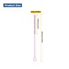 9Mm Silicone Straw Brushes, 25Cm Extra Long Straw Cleaning Brush Reusable Bendable Brush Pipe For Smoothie Straw Washing