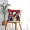 Danhausen Very Nice Very Evil Square Pillow Case  Cushion Cover Novelty Zipper Decorative Pillowcover for Home 45*45cm