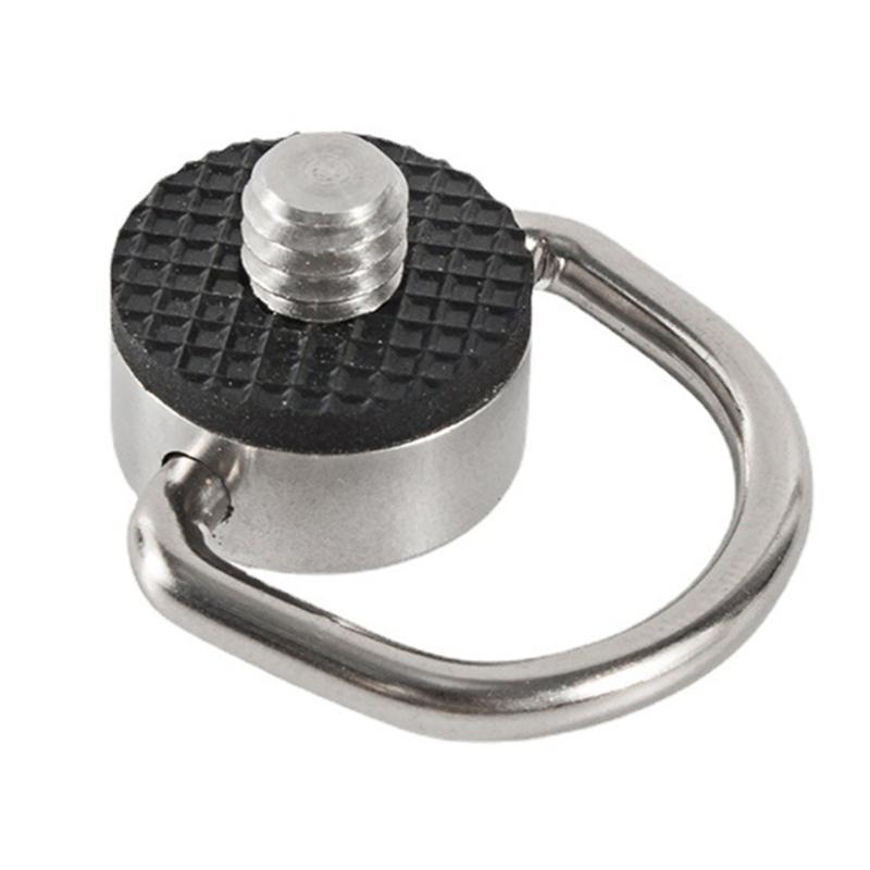 

Flat Head D Rings Screw 1/4Inch for Camera Tripods QR Plate and Telescope Ball Head 1