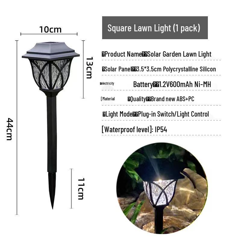 Waterproof Solar Garden Lights: Outdoor Courtyard Lawn Decoration