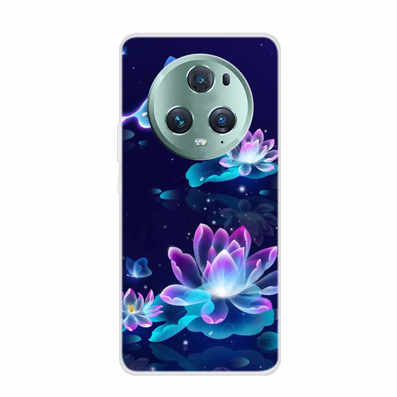For Honor Magic 5 Pro 5G Case Wolf Lion Soft Silicone TPU Clear Covers for Honor Magic5 Lite Phone Cases Magic5 Lite 5G Fundas