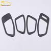 Compatible Decorative Sticker for Junpai D80 2019: Interior Door Handle Ring & Armrest Buckle
