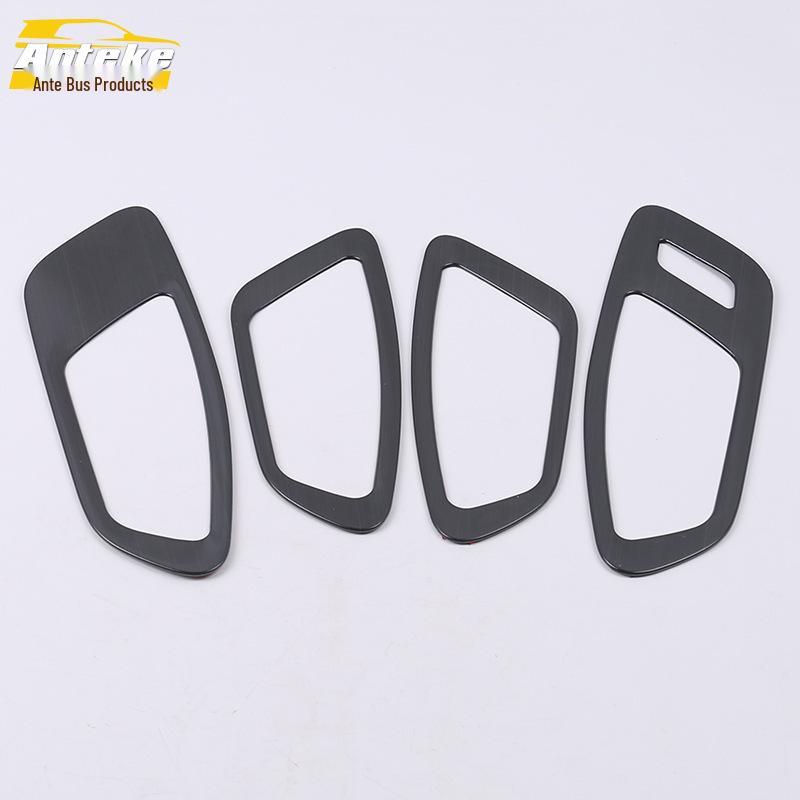 Compatible Decorative Sticker for Junpai D80 2019: Interior Door Handle Ring & Armrest Buckle