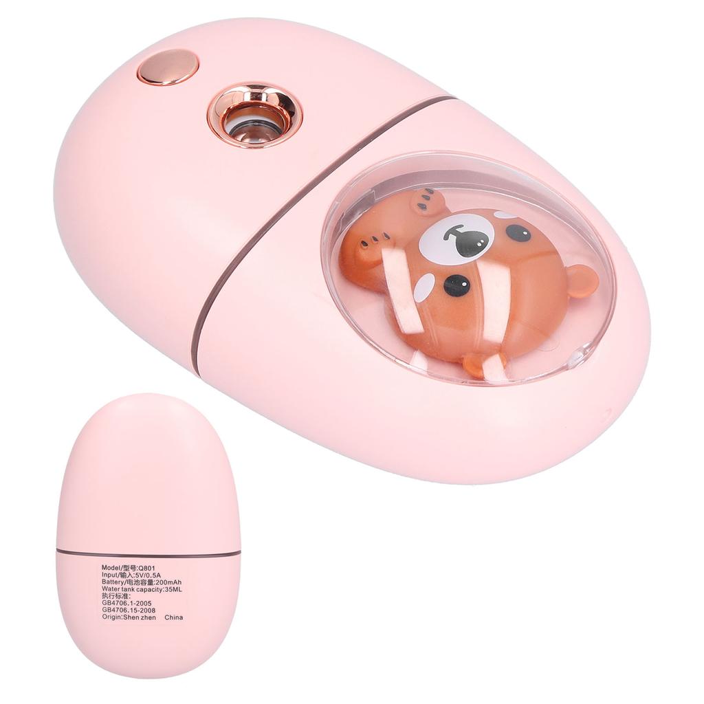 Beauty Sprayer Pink Portable Moisturizing Hydrating ColdType NanoLevel Hydrating Instrument for Home