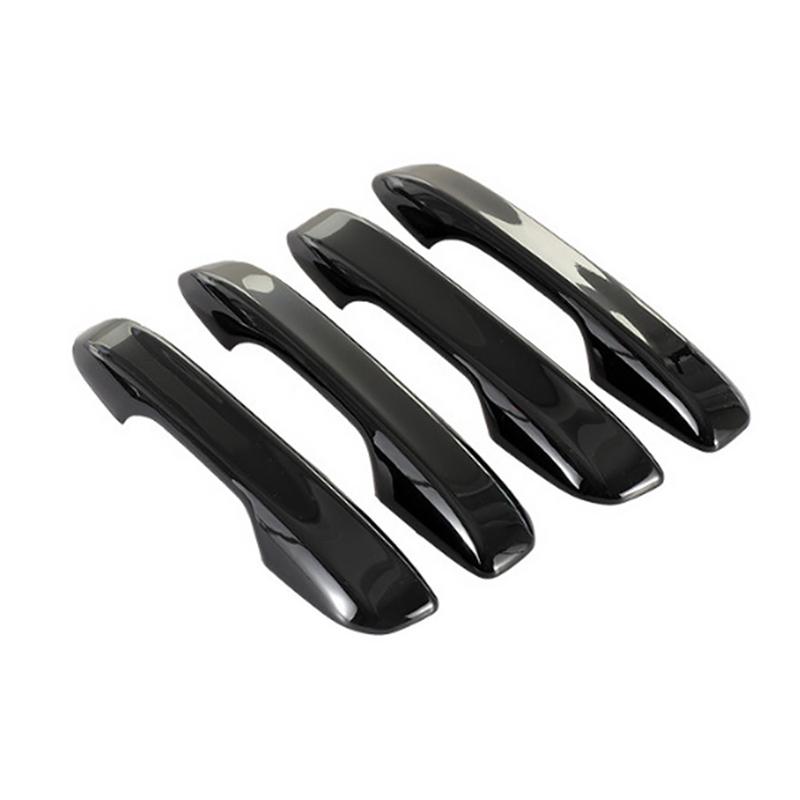 For Honda Civic 11th Gen 2024 Car Carbon Fiber Style Exterior Door Handle Moulding Cover Trim w/Keyless Entry Decor