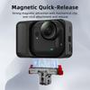 Camera Magnetic Adapter Mount for Insta360 Go Ultra Aluminum Alloy Quick Release Mount Expansion Bracket Camera Accessories