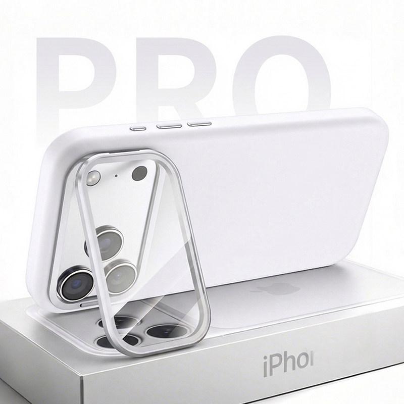 For iPhone 17 Pro Max Case Magnetic Liquid Silicone Rubber Built In Velvet Protection Cover With Camera Protection Bracket Shell