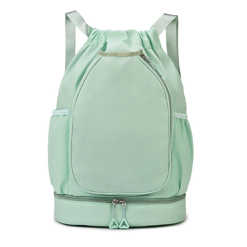 Bundle bag badminton bag backpack large capacity sports waterproof storage bag simple travel drawstring folding bag