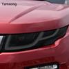 For Range Rover Evoque 2012-2018 Car Headlight Protective Film Black Transparent Anti Scratch Auto Repair