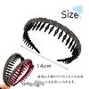 Jessimi 2-Piece Velvet Headband Set for Girls, Non-Slip Bang Clips, Comfortable for Kids and Women, Cute Hair Clips for Kids and Adults (Red)