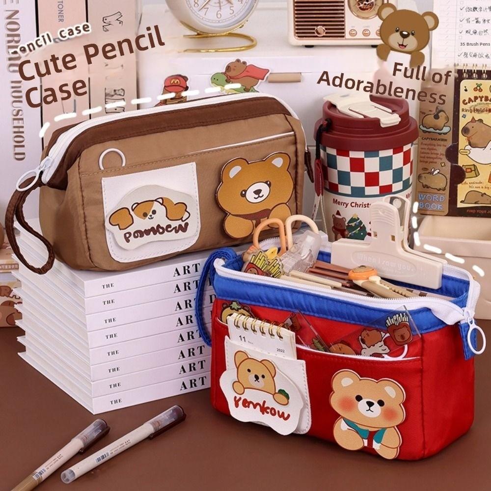 Cute Design Student Pencil Case High Aesthetic Value School Stationery Bag Student Stationery