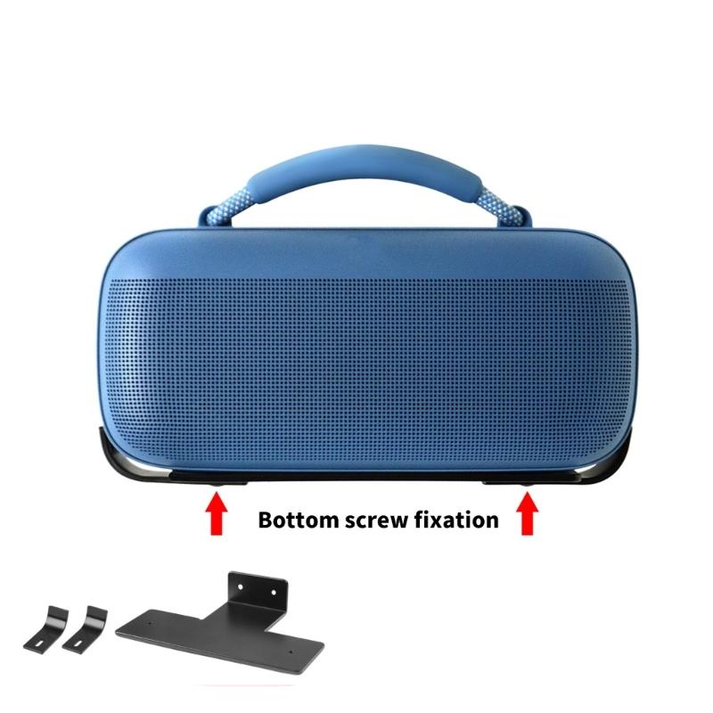 Solid Wall Brackets Holder For Portable Speakers, Perfect Fit For Speaker, Space Efficient Floating Shelf