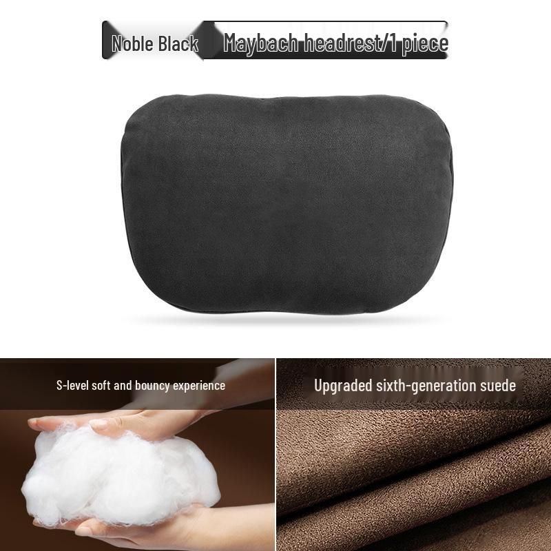 Mercedes-Benz & Maybach S-Class Suede Neck & Lumbar Support Cushions for Headrests - Drop Shipping Available