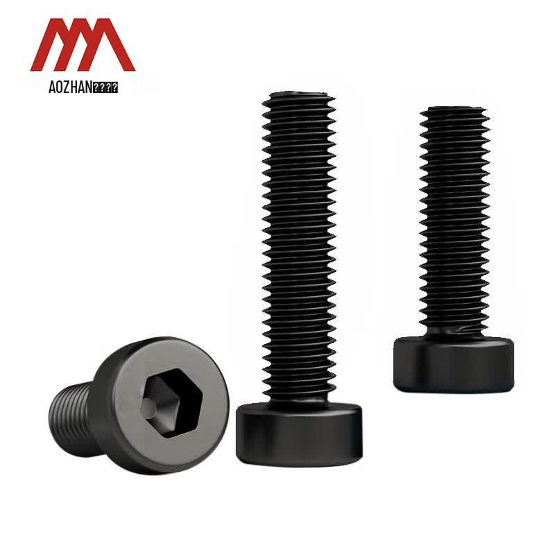 DIN7984 Carbon Steel 8.8 Grade Black Hex Socket Low Profile Cap Screws