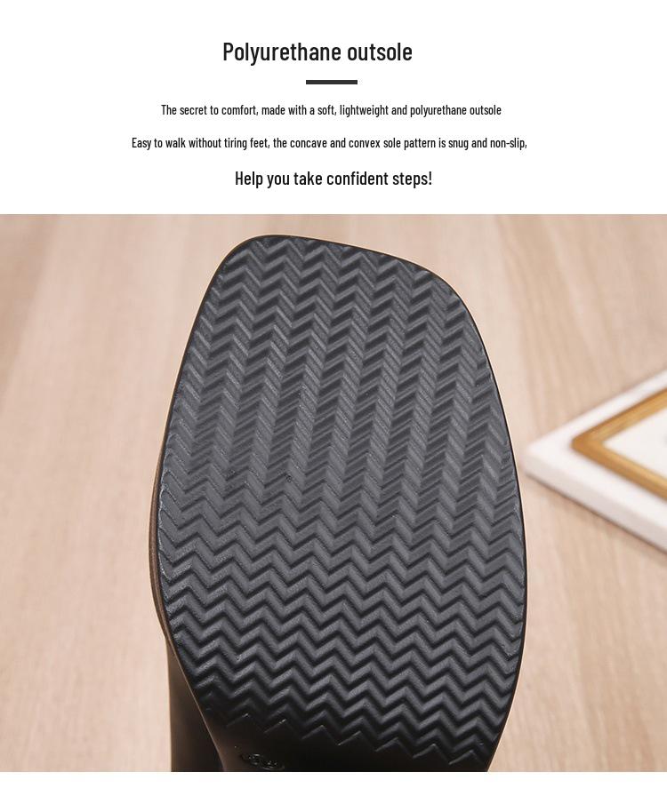 2026 Spring European & American High Chunky Heel Women's Platform Shoes - Waterproof Fashion Show & Banquet Style