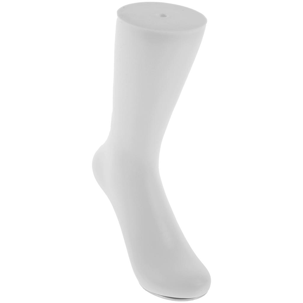 White Foot Mannequin Sock Mold Display Props Thickened Vinyl Woman Model Dress  Shoes Holder Socks Display Model For Feet Socks
