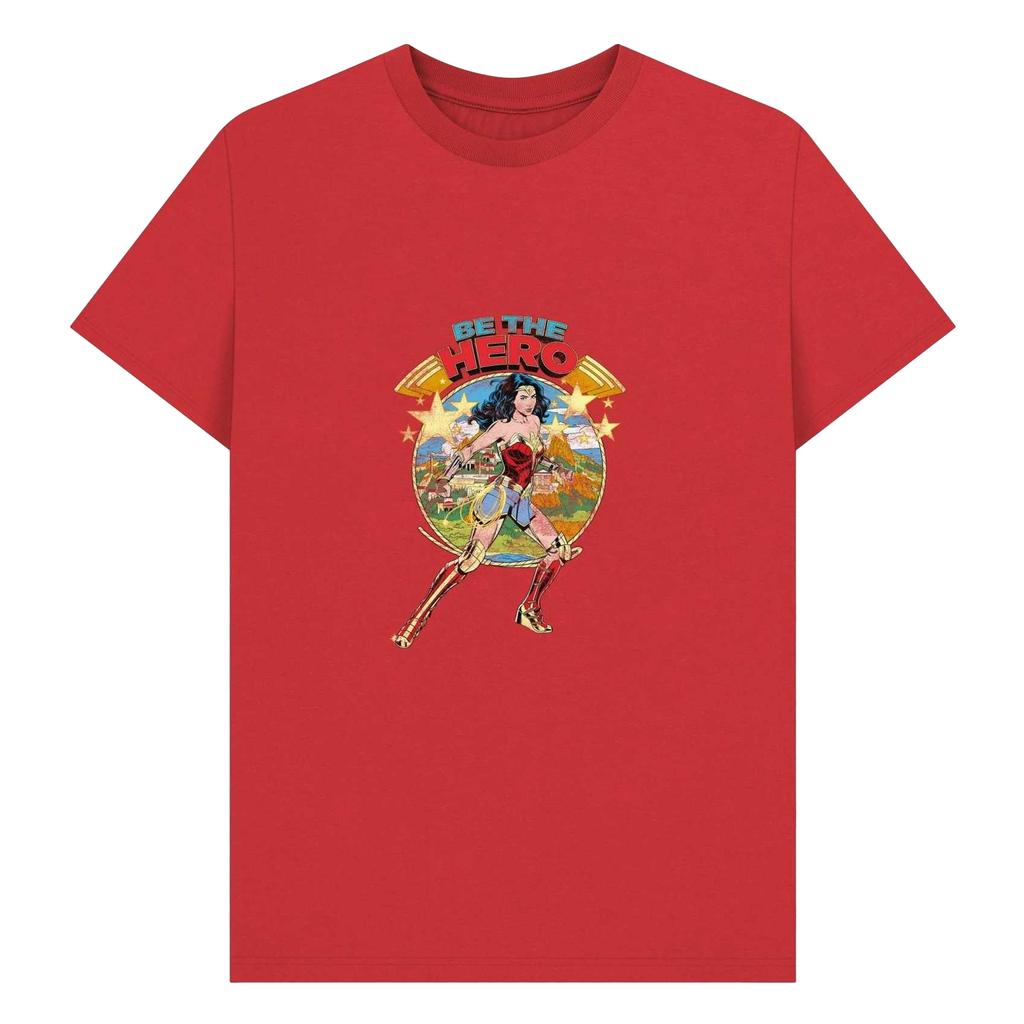 Wonder Woman Unisex Adult Be The Hero Baseball T-Shirt