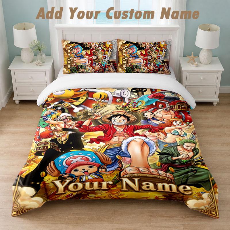 Bedding Set 1 Duvet Cover 2 Pillowcases One Piece Print Soft Bed Linen Bedroom Decor