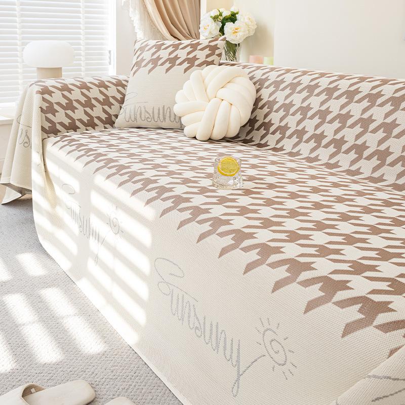

Summer ice silk sofa cover cloth towel full cover sofa cover 2025 new cool mat cushion 180*130cm
