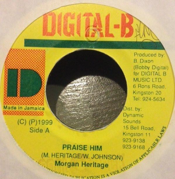 

7inch Record MORGAN HERITAGE - Praise Him NONE Digital-B 1999 Jamaica Reggae, Ska & Dub Used