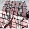 Women's Autumn/Winter Korean-Style Versatile Mid-Length Plaid Shawl & Scarf with Tassels – Imitation Cashmere Warm Neck Warmer