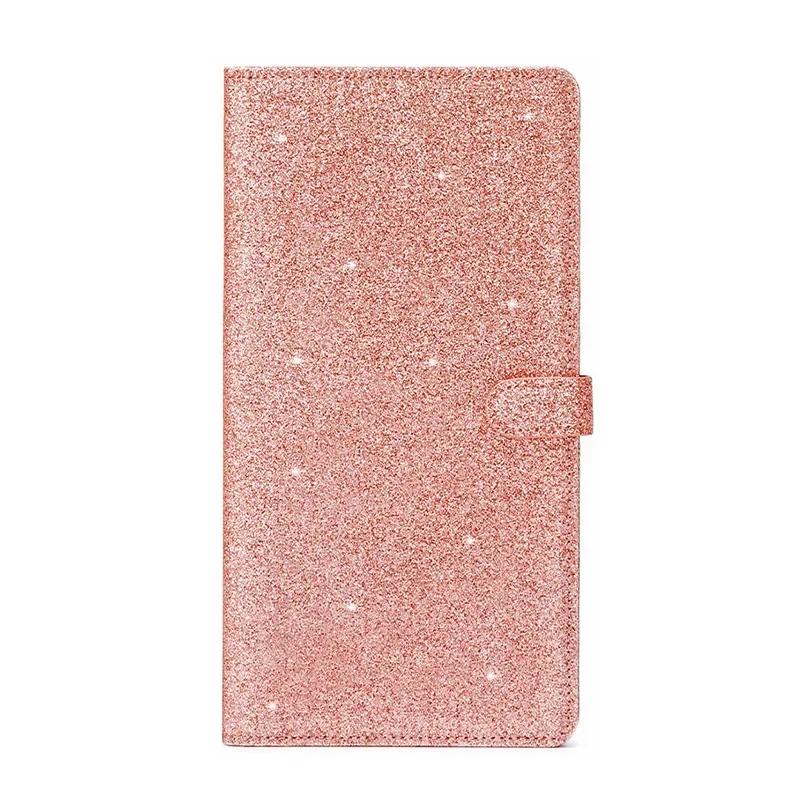 PU Leather Glittering Card Holder Car Insurance Document Protector Registration Certificate Wallet Organizer