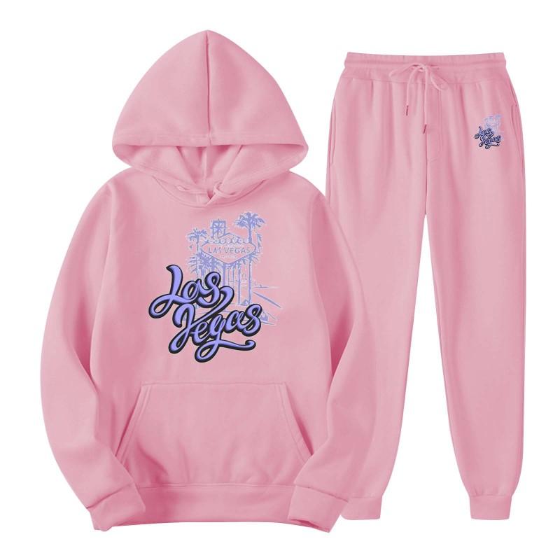 2023 Autumn/Winter New Trend Y2K Men's Hooded Hoodie Set Printed Sweater Men's Leisure Sports Set