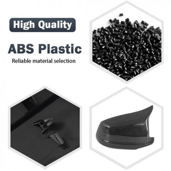 CARBON FIBER FOR 17-22 BMW G30 G20 G11 G12 M STYLE Clip-ON SIDE MIRROR COVER CAP