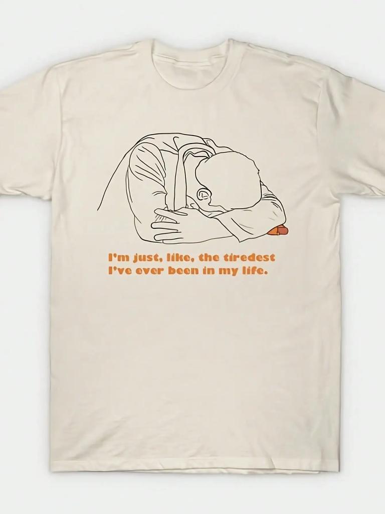 I Think You Should Leave With Tim Robinson Korv T-shirt Lös Design Anime Tryck Ren Bomull Retro Rund Hals