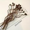 Wooden Bead Wave Shaped Rattan Reed Diffuser Sticks Replacement Refill For Home Fragrance Aromatherapy Office Home Decor