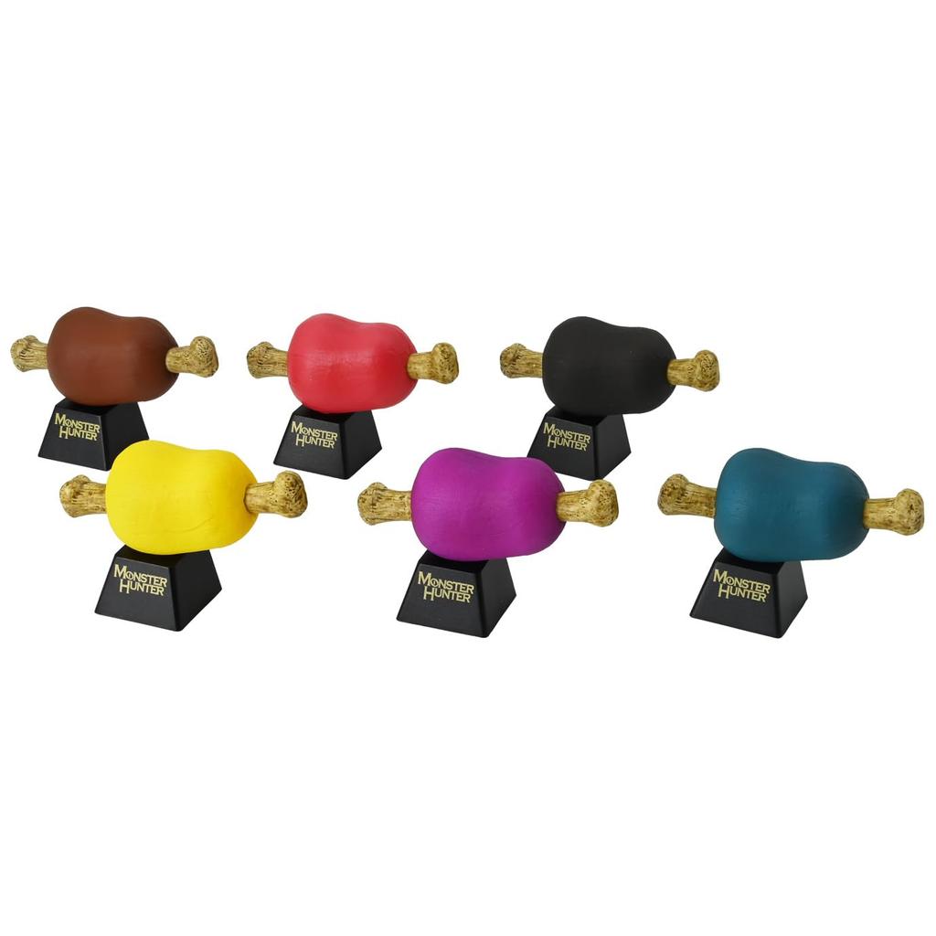 Capcom Monster Hunter Desktop Figure Meat Collection 1 BOX H35 x W50 x D21mm Made of PVC and ABS - - Approx.