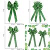 Vibrant St. Patrick's Day Green Bow Ideal For Irish Themed Party Decor And Setup