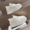 Spring/Autumn New Round-toe Thick-soled Trendy Lace-up Casual Sports Shoes Breathable Comfortable N-slip Student Walking Shoes