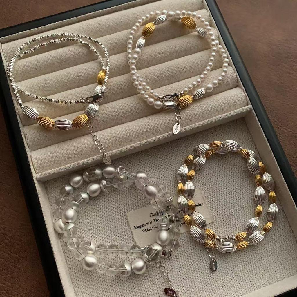 Welfare model Spot pearl autumn and winter sweater chain Tahitian imitation pearl niche necklace French retro niche design
