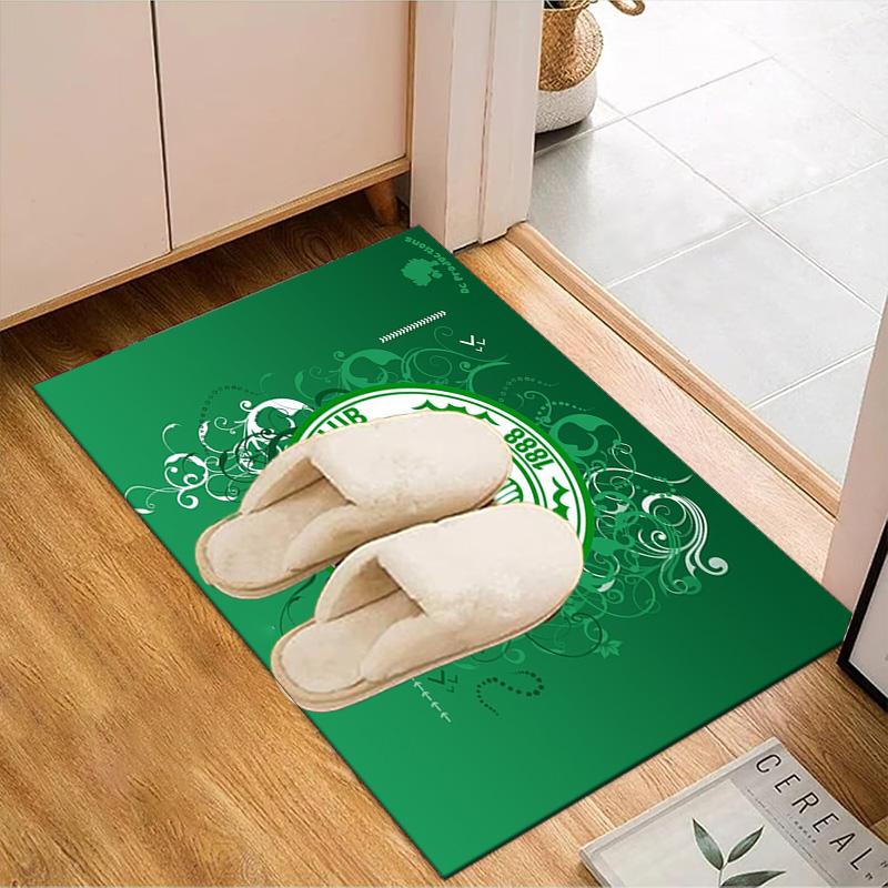 Cel-tic Football Club Crest Printed Office Carpet Chair Cushion  Entryway Rug, Rugs for Living Room, Bedroom Christmas gifts