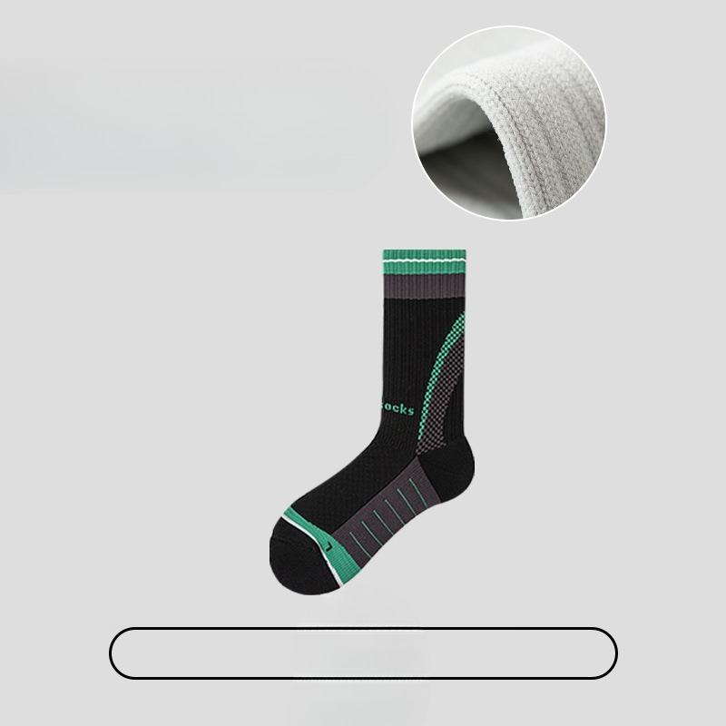 

Мужские осенне-зимние профессиональные баскетбольные носки-трубы с амортизацией, с резинкой для волос, дышащие, влагоотводящие 1 pair